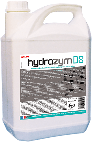 Nettoyant liquide désinfectant enzymatique alimentaire Hydrazym DS 5L