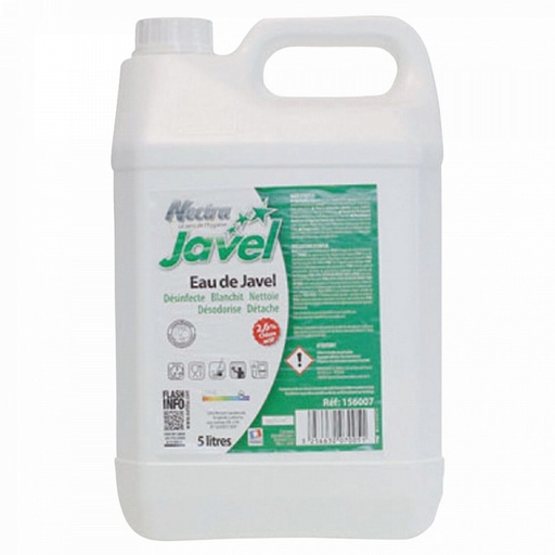 Eau de javel 2.6% 5L